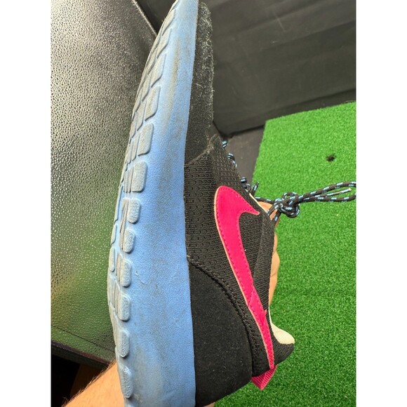 Nike Roshe Run GS  Athletic Shoes Youth Size 7Y Black Pink Running 599729-001‎ - Picture 10 of 12